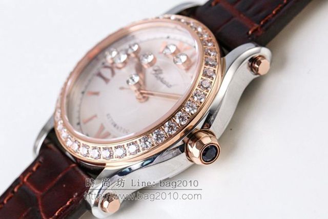 Chopard手錶 HAPPY DIAMONDS系列 274808-5001 全自動機械男士腕表 蕭邦高端男表  hds1200